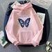 New Trendy Plus Size Women's Loose Casual Versatile Printed Fleece Pullover Hoodie For Spring, Autumn, And_ecoleips.com