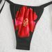 Women's Clothing High Waist Bikinis, Fixed Edition Printed Three Point Sexy Swimsuits_ecoleips.com
