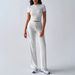 2026 European American New Cross-border Women's Clothing For Spring Summer, Elegant Solid Color Round-neck Casual_ecoleips.com