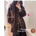 Eco-Friendly Faux Mink Fur Coat For Women – Mid-Length Plush Jacket In Coffee & Cream (S-L) | Vintage-Inspired & Winter-Ready_ecoleips.com