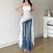 Women's Clothing One Shoulder Wrap Chest Slim Hollow Lace Wave Edge Top_ecoleips.com