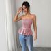Strapless Bustier Top – Chic Solid Color Corset Blouse For Women (Blue/Pink/Black/White, True To Size)_ecoleips.com