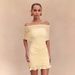 Luxury European American Style Women's Dress Strapless Pleated Mesh Patchwork Backless Slim Fit Elegant Slimming New 2025_ecoleips.com