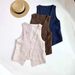 2025 Autumn New Stylish Vest Sleeveless Loose College Style Korean Casual Women's Outerwear_ecoleips.com