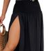 Women's Clothing New Beach Cover Skirt Slit Thigh Cover Skirt_ecoleips.com