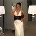 Cross-border 2026 Summer New European And American Women's Fashion Sexy Deep V Backless Lace See-through Slim Fit_ecoleips.com