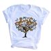 New Women's Fashion Butterfly Tree T-shirt_ecoleips.com