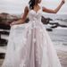 Women's Clothing Wedding Dress Sling Women New Lace Fashion Retro Round Neck Small Tail Bride Lace Wedding Dress_ecoleips.com
