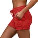Women's Clothing Base Quick Drying Yoga Leisure Sports Waist Tie Elastic Elastic Yoga Shorts_ecoleips.com