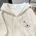 Men's Trendy Versatile Hooded Sweatshirt Fleece Lined Thickened Printed Loose Fit Casual Top for Autumn Winter 2025 Style_ecoleips.com