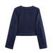 Women's Clothing ZARZ Contrast Stitch Jacket & Wide-Leg Pants Set – Trendy Two-Piece Outfit For Women_ecoleips.com