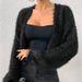Women's Clothing Autumn And Winter New Loose Versatile Plush Short Knitted Cardigan Small Jacket_ecoleips.com
