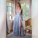 Women's Elegant Temperament Printed Dress Slim Fit Swing Long Suspender Holiday Dress for Spring And Summer Hot Sale_ecoleips.com