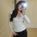 Women's V Neck Lace Trim Patchwork Cropped Top Y25TP428 European American Style Cross Border Fashion for Autumn_ecoleips.com