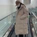 Women's Clothing winter coats Cotton Jacket Women Winter New College Style Medium Length Thick Loose Hooded Cotton Jacket Women's Jacket_ecoleips.com