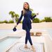 Women's Clothing Full Cover Sunscreen Split Conservative Swimsuit Beach Surfing Diving Three Piece Swimsuit With Chest Pad_ecoleips.com