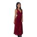 Women's Clothing Slim Fit Long Dress Waist Cinching V Neck American Style Fashion Printed Summer New_ecoleips.com