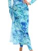 Women's Clothing Muslim Swimsuit Printed Conservative Beach Swimsuit Chest Pad Apron Scarf Separate_ecoleips.com