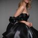 Petite Women's Solid Color Halter Evening Dress With Bow Design Short Dress For Birthday Parties And Prom_ecoleips.com