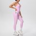 ng2510292 Ng2510292 Ng2510292 Cloud-feel Quick-dry Strap Tank Top, Tight-fitting High-waisted Pocket Pants, Sports Suit Outdoor Running, Fitness, And_ecoleips.com
