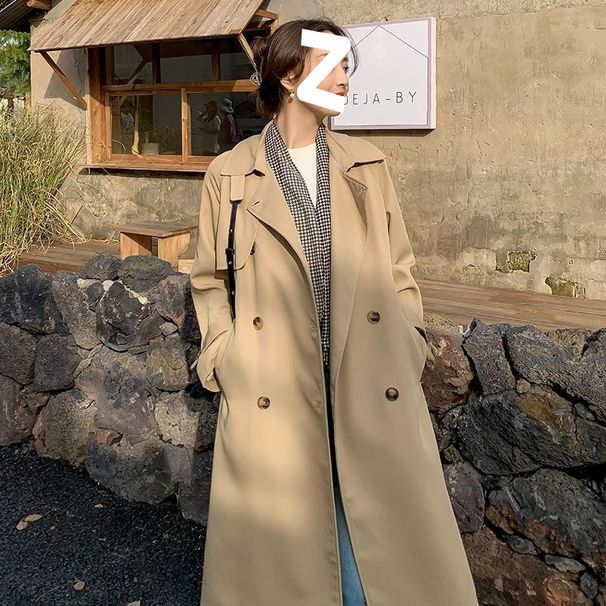 High-End Trench For Women, Spring And Autumn 2025 New Small Size Mid-Length British Style Fashionable Elegant Coat_ecoleips.com