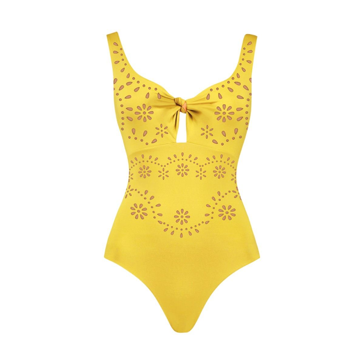 Women's Sexy High-End Swimsuit With Hollow Out Design One-Piece With Long Skirt Set_ecoleips.com