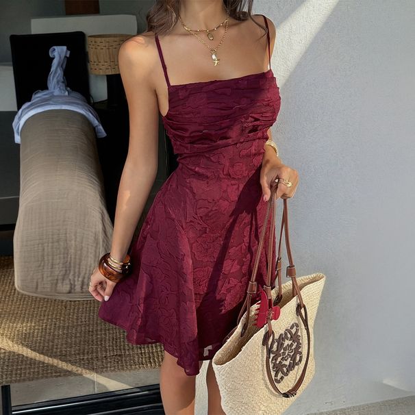 DiYun Cross-Border European And American Y2K Elegant Camisole Mini Dress Women's Clothing 2026 Summer Independent_ecoleips.com
