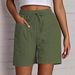 Aria Basics Aria Basics 2025 European And American Cross-border Summer New Women's Clothing, Solid Color Pocketed Loose High-waisted Casual_ecoleips.com