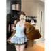 Bowknot Lace Sleeveless Camisole For Women, New Spring And Autumn Style, Gentle Waist-Cinching, Slimming, Layered Base_ecoleips.com