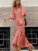 Fashion Women Print Dress Summer Loose Boho Dress Casual Elegant Short Sleeve Beach Party Dresses For Woman Robe Femme 2023 New_ecoleips.com