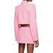 High-End For Women 2025 Light Beaded Rhinestone Bowknot Houndstooth Jacket And Skirt Two-Piece Set_ecoleips.com