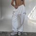 Women's American Style Striped Wide Leg Sweatpants | Casual Straight Leg Joggers With Cuffed Ankles | Versatile 2-in-1 Lounge Pants For Spring/Autumn_ecoleips.com