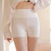 Women's Ice Silk Seamless High Waist Safety Pants Summer Hip Lifting Three Quarter Boxer Shorts Anti Exposure Barbie Leggings_ecoleips.com