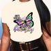 Summer European And American Cross-border Foreign Trade Wholesale T-shirts, Round-neck Casual Plus-size Loose_ecoleips.com
