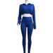 Women's Clothing Style Women's High Waist Tight Pants Set Sexy Drawstring Waist Two Piece Suit For Formal & Casual_ecoleips.com