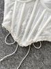 SINGREINY Floral Embroidery Lingerie Women Strap Irregular Corset Short Tank Top Sensual French Hotsweet Slim Sexy Beach Camis_ecoleips.com