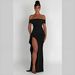 Women's Sexy Strapless Off Shoulder High Slit Backless Maxi Dress – Summer Evening Gown 2026_ecoleips.com