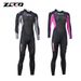 Aria Basics ZCCO New 3mm Professional Diving Suit Men, One-piece Thickened Warm Deep Snorkeling Surfing Suit, Swimsuit For Women_ecoleips.com