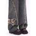 American Retro Side-zip Raw-edge Straight-leg Jeans For Women, Spring/summer Trendy New Butterfly Patch Floor-length_ecoleips.com