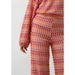 2025 Early Autumn Women's Flared Pants Red Lace Set HY126_ecoleips.com