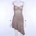 2025 Fashion Sequins Dresses Glitter Dresses For Women Straped Criss-Cross Bandage Backless Mermaid Dresses Club Wear Evening Pa_ecoleips.com