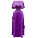 Women's Clothing Plus Size Women's Slimming Fashion Set Gold Stamped Top With Pleated Skirt 300 Lbs Weight Capacity Long Fashionable Skirt_ecoleips.com