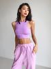 Women Sexy Slim Tops Summer Fashion O-neck Sleeveless Double Nylon Ladies Good Quality Tank Tops 6 Colors_ecoleips.com
