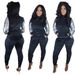 Women's Clothing Sexy Plush Hat Sequin Straps Slim Fit Two Piece Nightclub Clothes_ecoleips.com