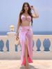 Aria Basics New Sexy Hot Girl Strapless Two-piece Bikini Swimsuit For Women Long Skirt, Three-piece Set With High-cut Design,_ecoleips.com