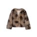 Fox Fur Fur Fur Coat Women's Hairy Young Plush Top_ecoleips.com