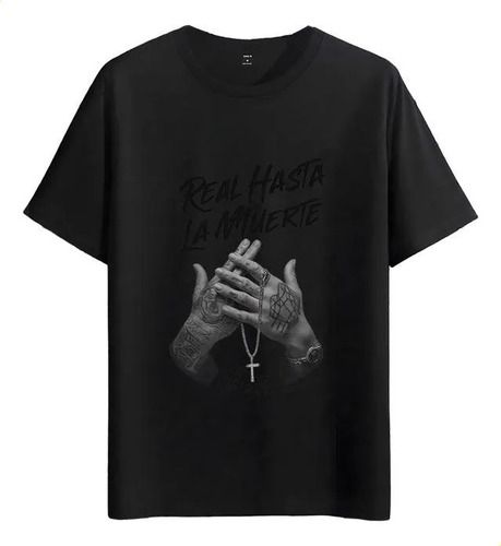 Women's T-Shirts T-shirt Muscle Freaks Real Hasta La Muerte Rap Style_ecoleips.com