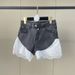 High Waist Denim Shorts With Lace Trim - Flattering Summer Fashion Shorts For Women, Versatile Styling Options_ecoleips.com