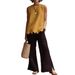 Sleeveless Round Neck Blouse With Flared Hem – Minimalist Summer Top For Women In Solid Colors (White/Black/Light Blue/Burgundy/Yellow, S-XXL)_ecoleips.com