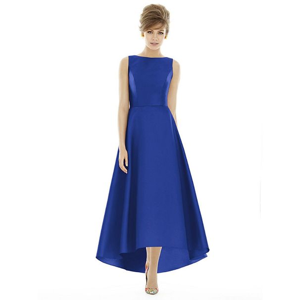 Women's Clothing Summer New Wedding Banquet Performance Host Slimming Evening Dress_ecoleips.com